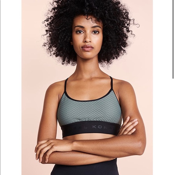NWT Koral Sweeper Netz Sports Bra in Agave - Picture 9 of 12